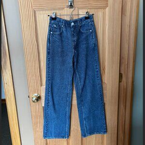 Rag & Bone Miramar Fleece Terry Wide Leg in Topaz Size XS Sweatpant Jeans